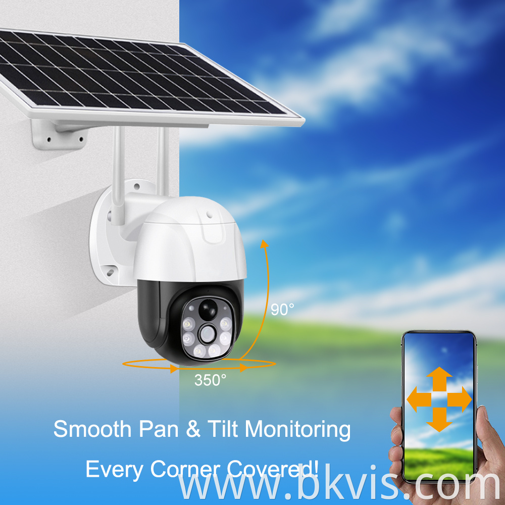 Waterproof Night Vision Outdoor Wireless Solar Camera